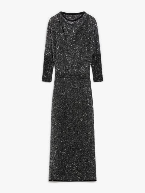 OPZIONE Viscose-yarn sequin dress