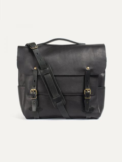 Bleu de Chauffe ECLAIR L POSTMAN BAG  -  BLACK