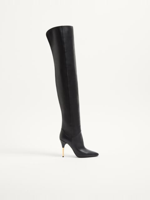 Valentino DEBOOT OVER-THE-KNEE CALFSKIN BOOT 105MM