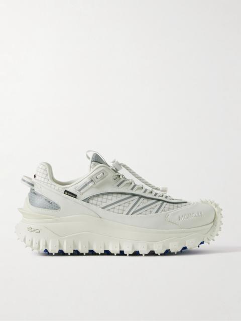 Moncler Trailgrip GTX Leather-Trimmed Ripstop and Canvas Sneakers