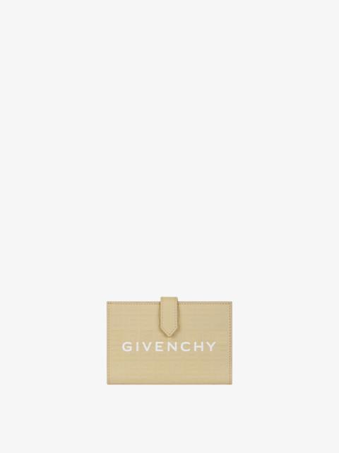 Givenchy GIV CUT WALLET IN 4G LEATHER