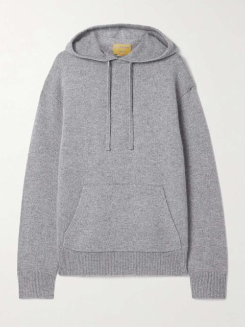 Cashmere hoodie Light gray