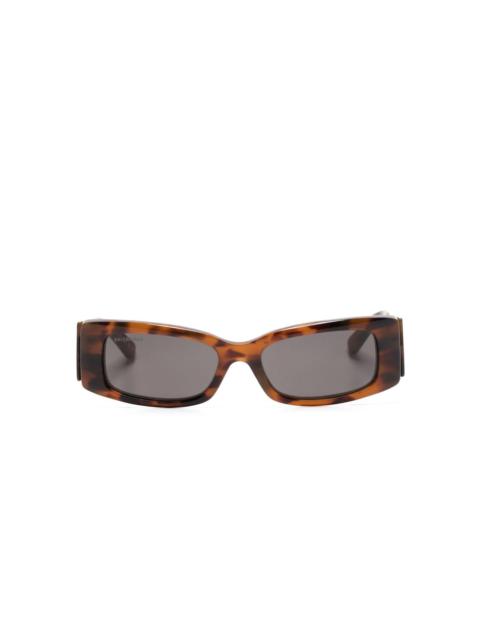 BALENCIAGA rectangle-frame sunglasses
