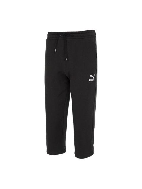 PUMA PUMA Active Woven 3/4 Pants 'Black White' 531466-01
