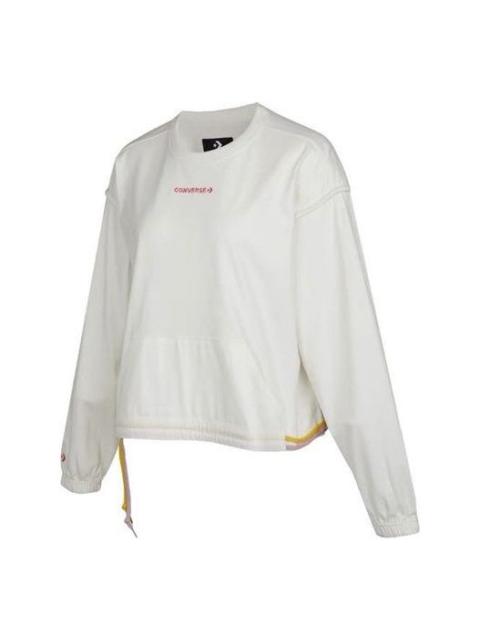 Converse (WMNS) LONG Sleeve Jersey Crew VINTAGE White 10022827-A03