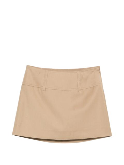 Dunst Dunst Belt Loops Fitted Skirt