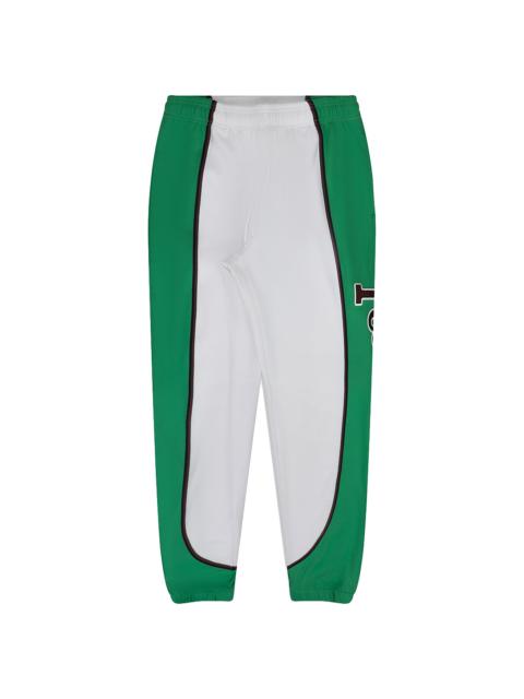 DENIM TEARS Track Pants "White / Green" DT496