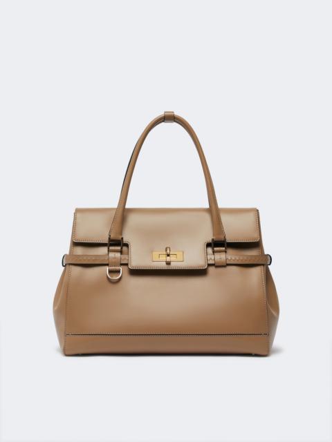 Natural leather handbag - MUD