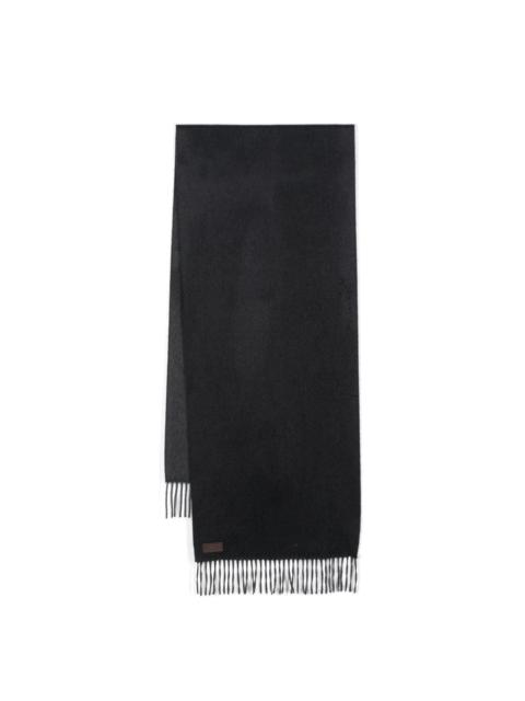 Canali fringe-detail scarf
