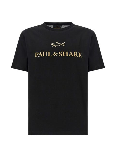 Paul & Shark embroidered-logo T-shirt