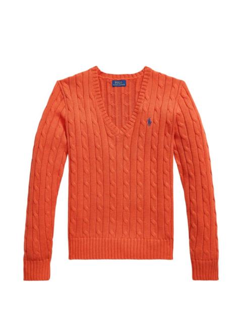 Polo Ralph Lauren cable-knit V-neck sweater