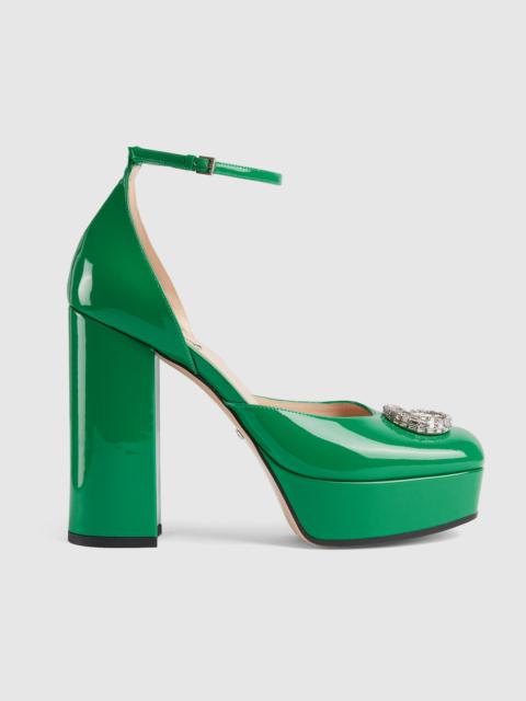 GUCCI Women's platform pump with Double G