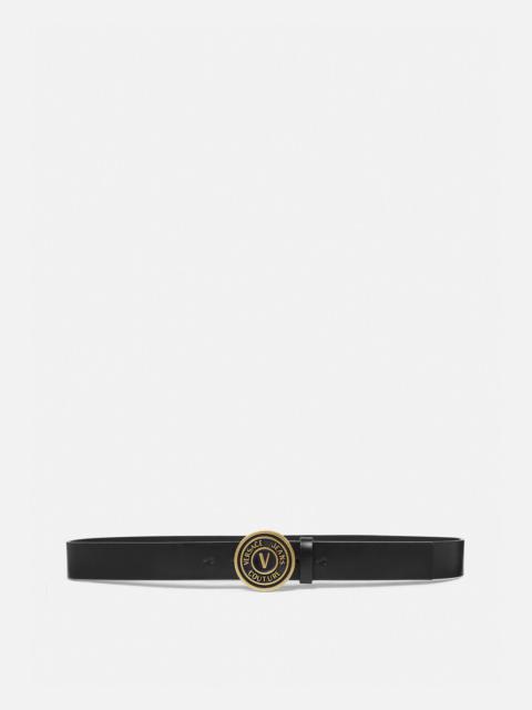 VERSACE JEANS COUTURE V-Emblem Round Belt