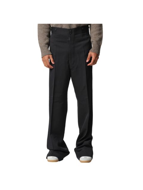 Maison Margiela Wool Barathea Pants in Black