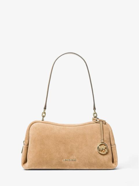 MICHAEL KORS Cecily Medium Suede Shoulder Bag
