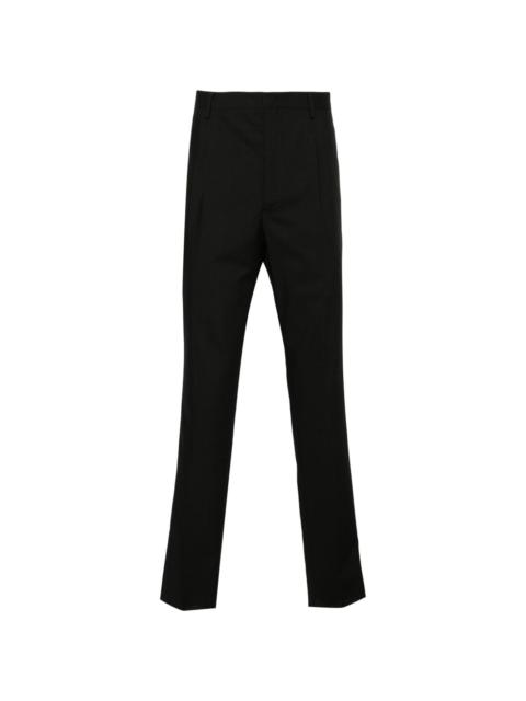 tailored wool trousers