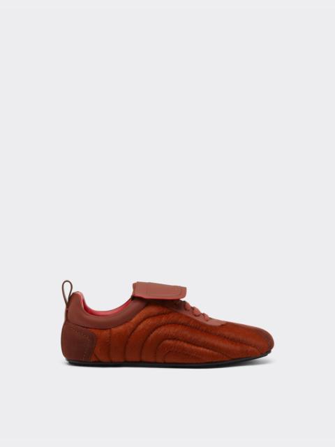Ferrari Running trainers in leather, suede and cowhide