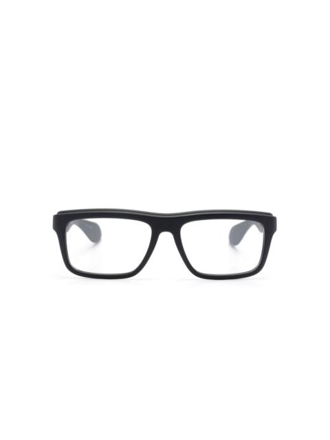 rectangle-frame glasses