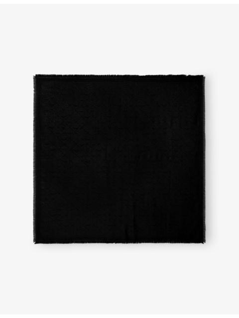 Zadig & Voltaire Glenn Monogram-Jacquard Woven Scarf