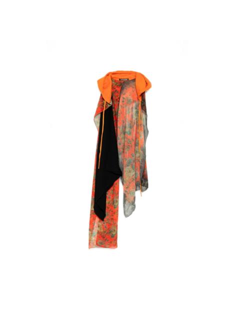 OTTOLINGER floral-print hooded scarf