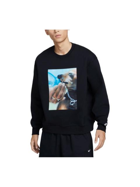 Nike Nike SB Skate Fleece Crewneck Sweatshirt Asia Sizing 'Black' HQ3038-010