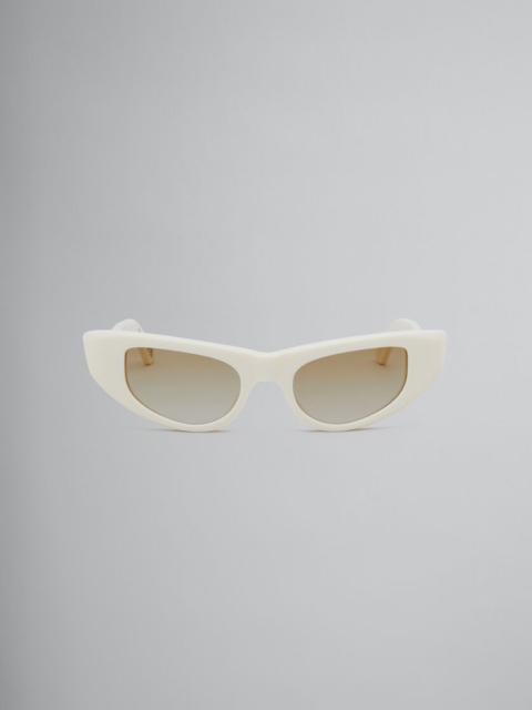 Marni CREAM NETHERWORLD SUNGLASSES