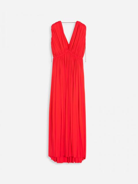 DRAPED MAXI DRESS