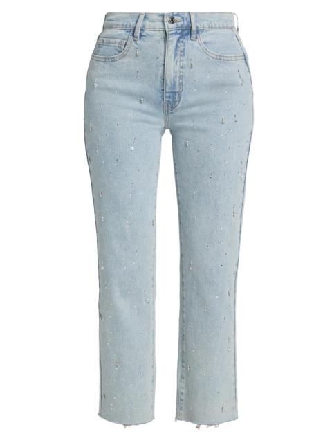 GENERATION LOVE Women's Helena Embellished Ankle Jeans - Light Blue
