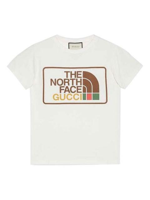 Gucci The North Face x Gucci Print Cotton T-shirt 'Beige' 651722-XJDCK-9133