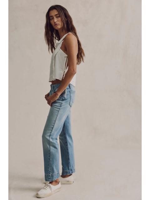 FREE PEOPLE We The Free Leona Low-Rise Twisted Slim Jeans
