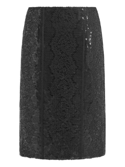 16ARLINGTON Deoda sequin lace skirt