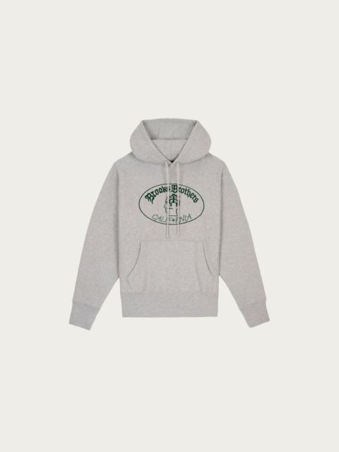 BRAIN DEAD Brain Dead x Brooks Brothers California Logo Hoodie - Heather Gray