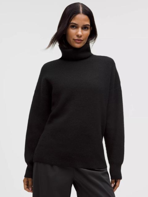 lululemon Oversized Cashmere Funnel-Neck Sweater