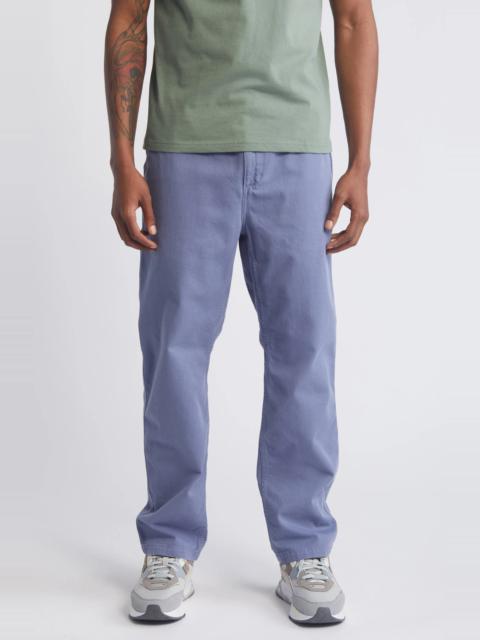 Flint Straight Leg Twill Pants