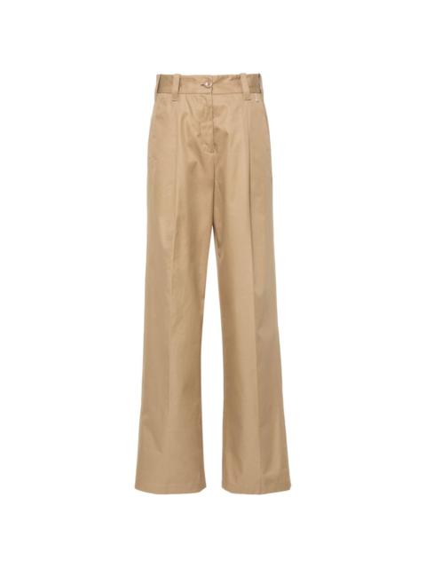Delon pleat-detail trousers