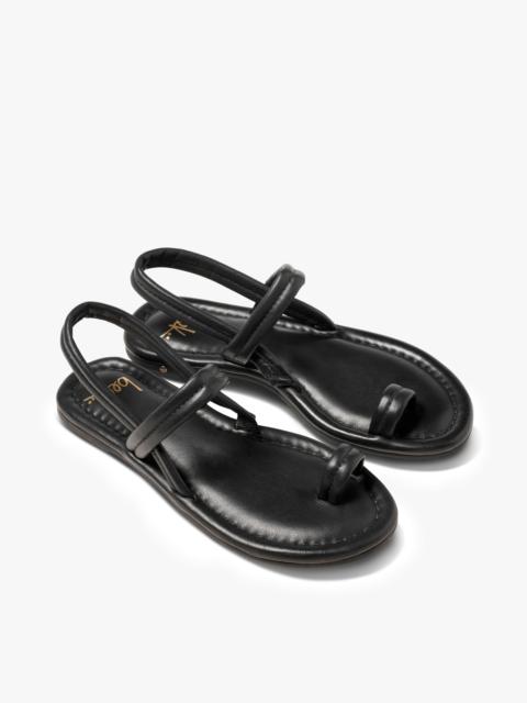 beek Pavo Leather Toe Ring Sandal