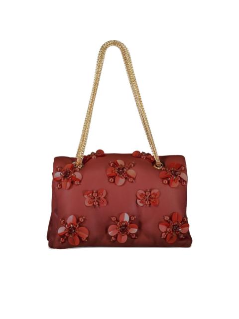 GIAMBATTISTA VALLI flower-embellishment chain shoulder bag