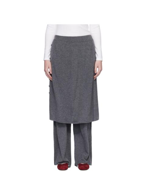 LISA YANG Gray 'The Payton' Trousers