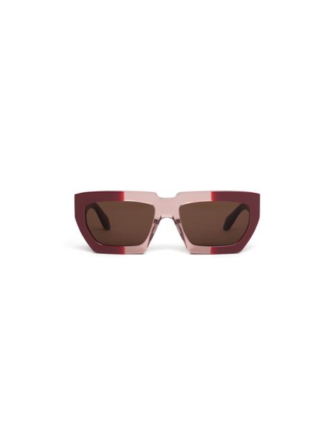Alaïa MELTED RECTANGULAR SUNGLASSES