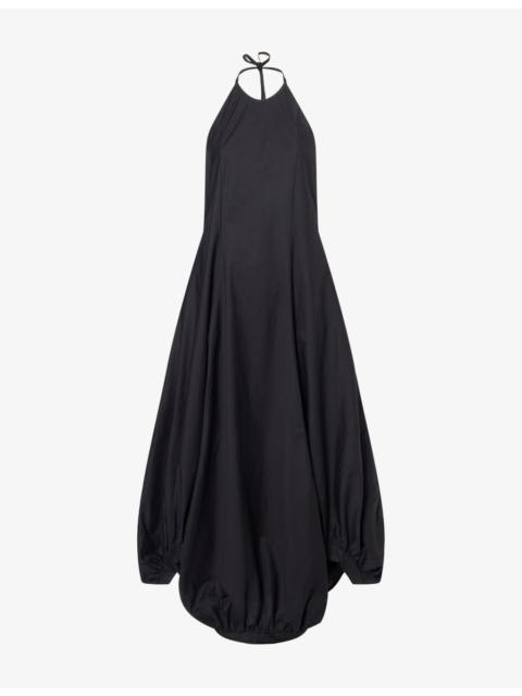 gimaguas Samba Halter Cotton Maxi Dress