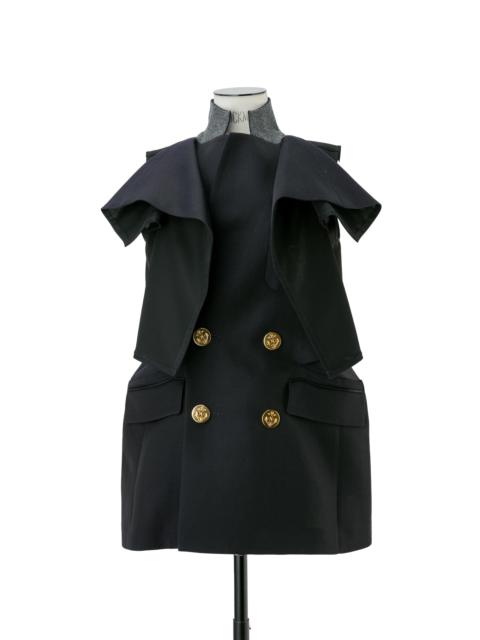 sacai Emblem Double-Faced Silk Cotton Vest