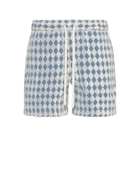 OAS Navy Diamond Terry Shorts