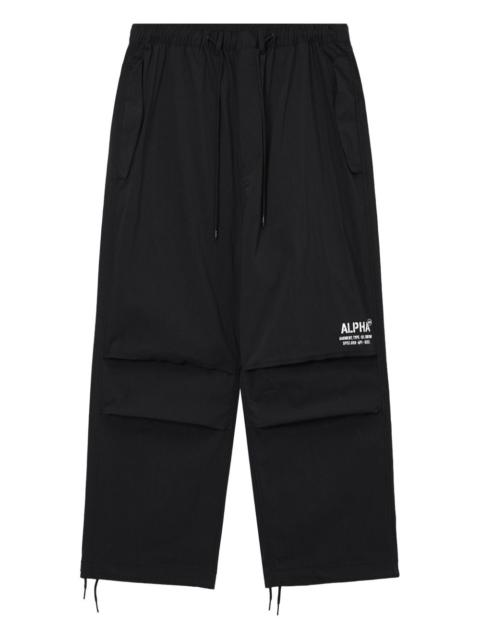 ALPHA INDUSTRIES layered drawstring trousers