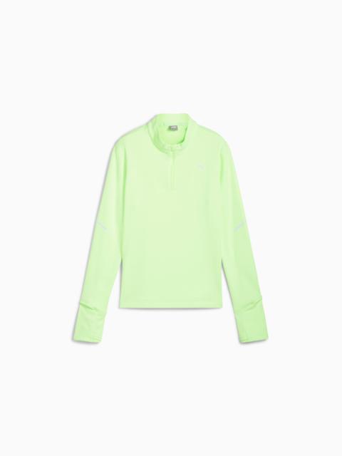 PUMA RUN Grid Fleece Women's Half-Zip Top