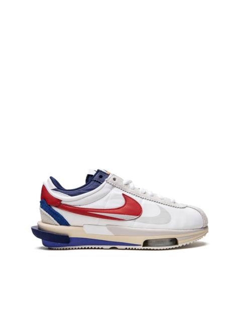 Nike x sacai Cortez 4.0 "White/Red/Blue" sneakers