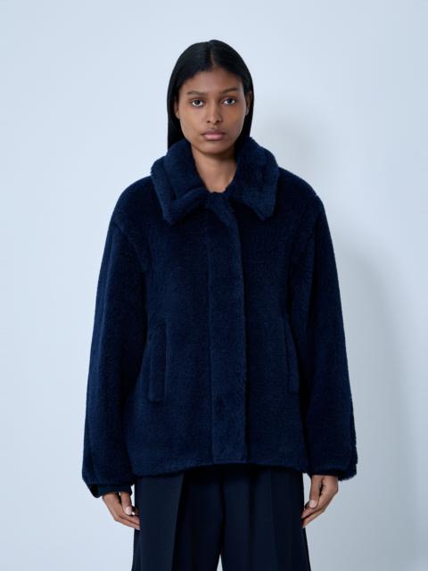 Wool-And-Silk-Blend Coat