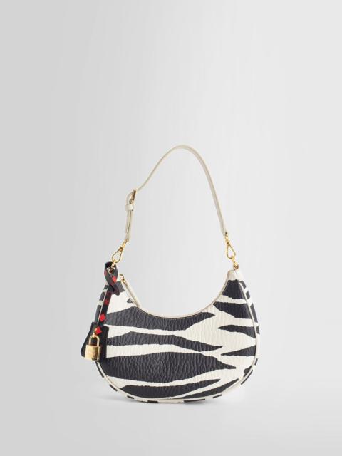 MCM WOMAN BLACK&WHITE SHOULDER BAGS