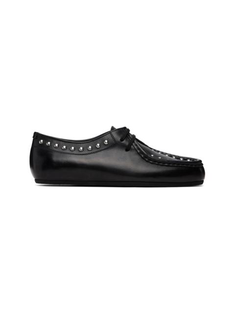 Jil Sander Black Hood Lace-Up Derbys