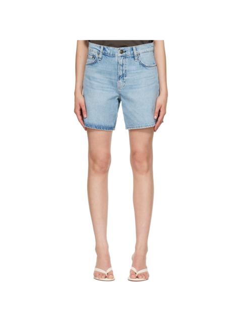 rag & bone Blue Kaia Denim Shorts