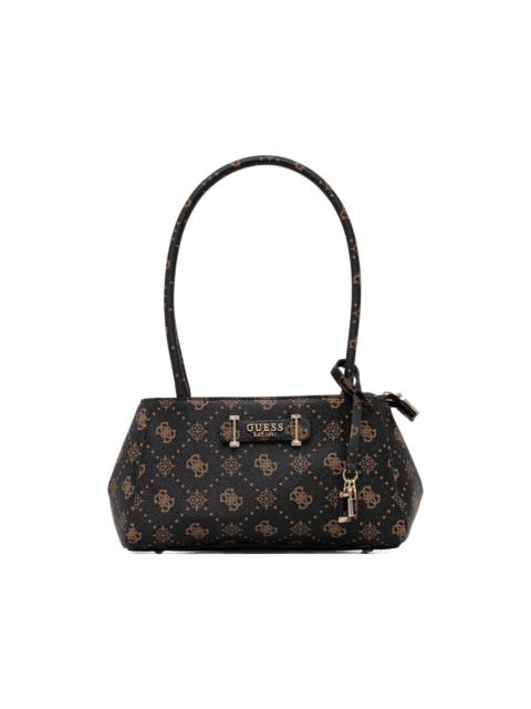 GUESS USA Carrie monogram padlock-charm tote bag